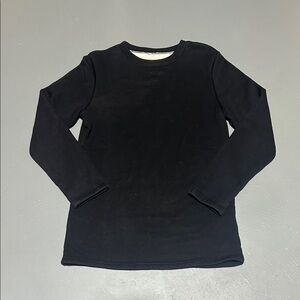 Black Cozy Thick Sherpa-Lined Long Sleeve Shirt
(Women’s Small)